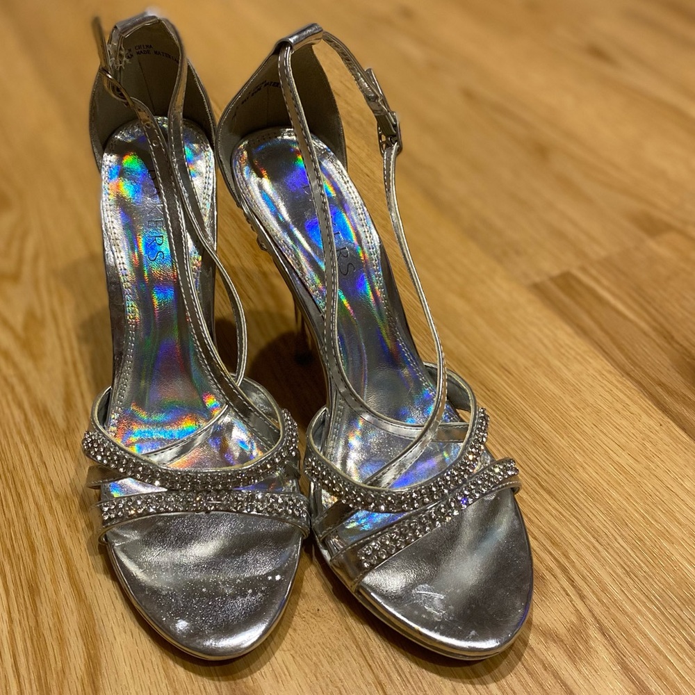 Silver Bakers Heels